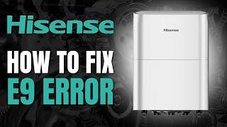 E9 Error on Hisense Dehumidifier | How TO Possibly Fix E9 Error on Hisense Dehumidifier