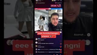 #tiktok Nigina Azamatga tursikchasin korsatdi. #nigina & #azamat.  eee tursikchangni yopee 18+ 