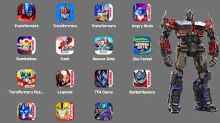 All Transformers in 2025: Forged Fight^Tactical Arena^Earth Wars^Angry Birds^Bumblebee Overdrive