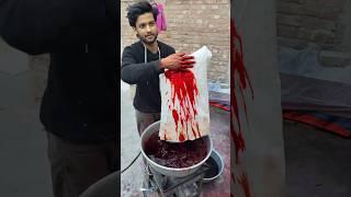 red coloring dyeing process|| Mangalagiri pattu sarees making