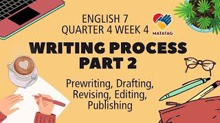 English 7 Quarter 4 Week 4 - Writing Process (Part 2) (MATATAG Curriculum-Based Lesson)