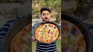 Making pizza in jungle || Jungle cooking