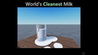 Roblox World's Cleanest Milk.