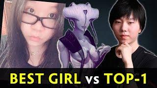 Best Girl on proscene vs Top-1 MMR in China — Axx vs Paparazi