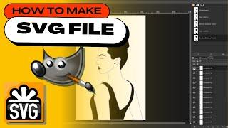 How to Save or Convert Files as SVG (Vector) in GIMP