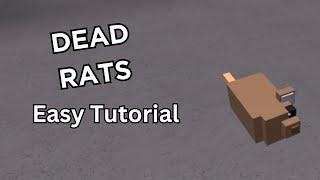 HOW TO MAKE A DEAD RAT CORPSE IN COOK BURGERS! (epic tutorial)