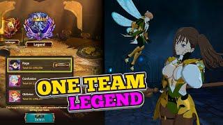 HERO ARENA LEGENDARY ONE TEAM CLEAR WITH KING DIANE Team Challenger Difficulty | 7DS Grand Cross