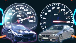 BMW M5 Competition F90 VS BMW M5 Competition F10 | ACCELERATION BATTLE - 0-300 Km/h