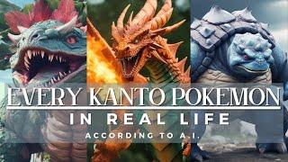 Every KANTO POKEMON in REAL LIFE According to A.I.