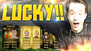 OUR LUCKIEST FIFA 15 PACK OPENING EVER!!! - TWOSYNC