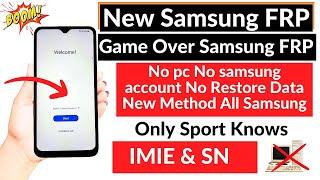 All Samsung Mobiles Frp Bypass With Out Pc Android 14 | All Android Version All BiT 2024 #SuperEasy