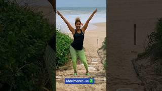 Movimente -se e seja cada dia mais feliz  #fisioterapia #exercício #saude #alongamento #praia