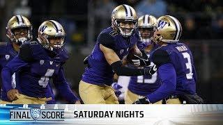Highlights: Dante Pettis breaks NCAA record as No. 12 Washington routs Oregon