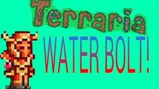 Terraria Tutorial:How to get the Water-Bolt W/Out Crafting in 1 Min.!