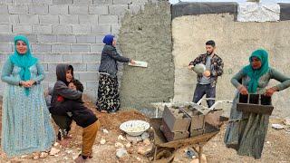 Ali's nomadic family's winter challenges: Sadri's visit and help with house construction