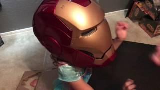 Unboxing Iron Man Marvel Legend series 1:1 helmet replica