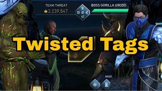 Twisted Solo Raid Tag Shenanigans | Injustice 2 Mobile