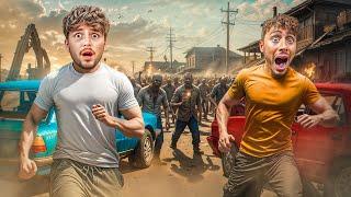 Escaping ZOMBIE HOARD in Our NEW CARS.. (Drive Beyond Horizons)
