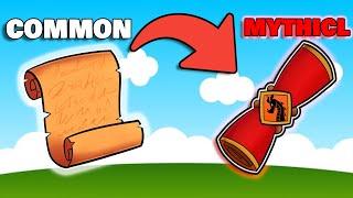 [Blox Fruits] Going From COMMON SCROLL To MYTHICAL SCROLL In One Video!!!