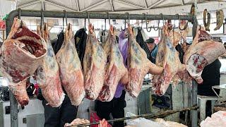 The Largest Meat Market In Uzbekistan! A Walk Through The Market In Tashkent