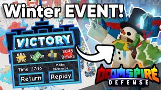 Triumphing The WINTER EVENT! | Doomspire Defense