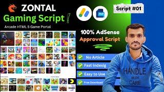 Gaming Script Get Unlimited AdSense Approval | Zontal Arcade HTML5 Game Portal