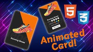 How to Create an Epic Animated Website Product Card | HTML & CSS