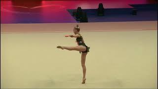 Helene Karbanov (FRA) Clubs Qualification 40th FIG Rhythmic Gymnastics World Championships 2023