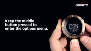 Suunto Kailash - How to set your home location