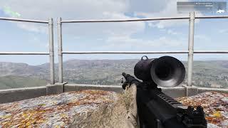 Arma 3 Long Range Sniping -  2.1km using ACE Advanced Ballistics