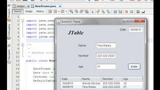 Easy Java JTable: GUI JTable