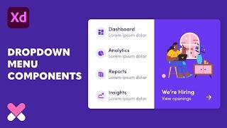 Design & Code: Dropdown Menu Components in Adobe XD (Part 1 of 4)