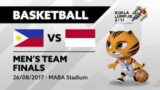 KL2017 29th SEA Games | Men's Basketball - FINALS - PHI  vs INA  | 26/08/2017