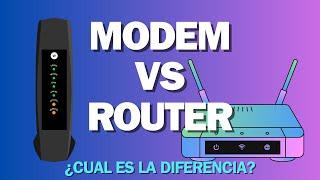 Modem vs  Router - ¿Cuál es la diferencia?