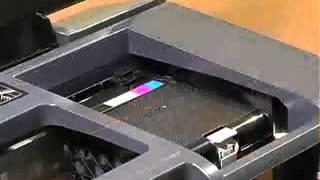 Cнятие и установка крышки с ПГ принтера Epson T50