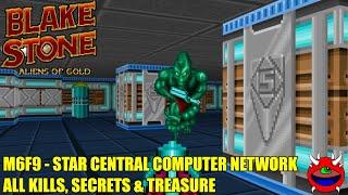 Blake Stone: Aliens of Gold - M6F9 Star Central Computer Network - All Kills & Secrets