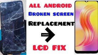 HOW to replace LCD _screen _DISPLAY on mobile phone || DE GREAT TECH