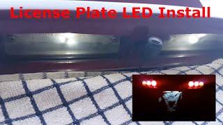 How to Install LED License Plate Lights