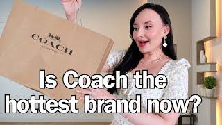 COACH MOLLIE TOTE BAG UNBOXING | COACH BAGS COLLECTION