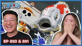 TO WANO!!! LET'S GOOOO | One Piece Episode 890 & 891Couples Reaction & Discussion