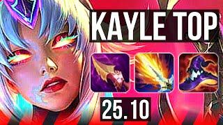 KAYLE vs AATROX (TOP) | 8/2/8, Godlike | KR Diamond | 25.10