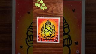 Deba Shri Ganesha ️ | Lord Ganesh Oil Pastel Drawing : Tutorial #shorts