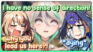 Cecilia Confused and Crashing Out While Carrying Gigi and Kronii Is So Hilarious