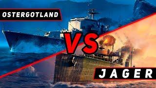 STREAM ЭСМИНЕЦ JAGER VS OSTERGOTLAND! ЧТО ОКАЖЕТСЯ СИЛЬНЕЕ?! МИР КОРАБЛЕЙ/WORLD OF WARSHIPS!