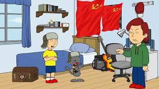 Caillou Becomes a Communist and gets Grounded