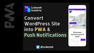 PWA WordPress | PWA Push Notifications tutorial | PWA WordPress plugin | One Signal | SuperPWA