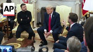 Trump and Vance call Zelenskyy ‘disrespectful’ in Oval Office meeting