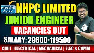 NHPC JE Recruitment 2023 | Salary: 29600-119500 | NHPC JE Vacancy Out