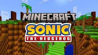 Minecraft Sonic the Hedgehog DLC Part 1: Exploring Green Hill Zone