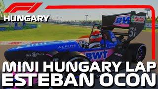 Mini Esteban Ocon's onboard lap in Hungary | Mini F1 | F1 Hungary | F1 2024